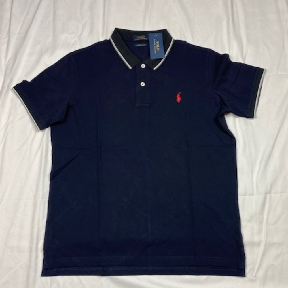 Polo Ralph Lauren Men's Collared Shirt - Navy